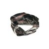 Para Cabelos Bijoulux | Headband Turbante Preto Riscado