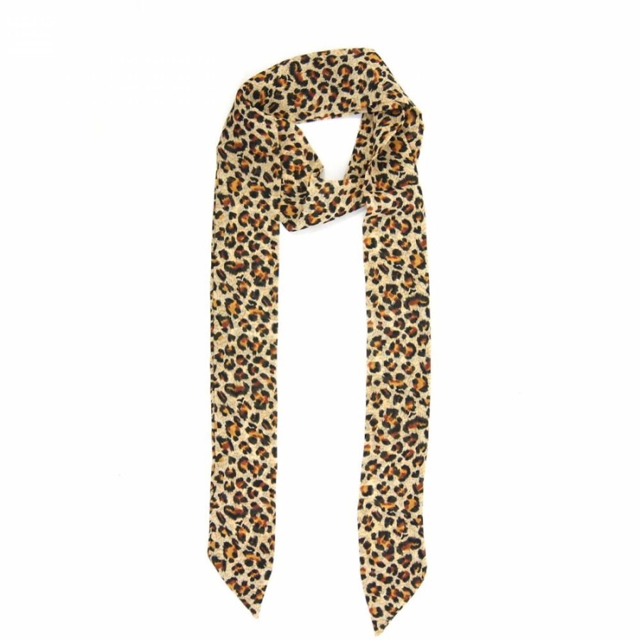 Super Promo Bijoulux | Lenco Faixa Animal Print Amarelo