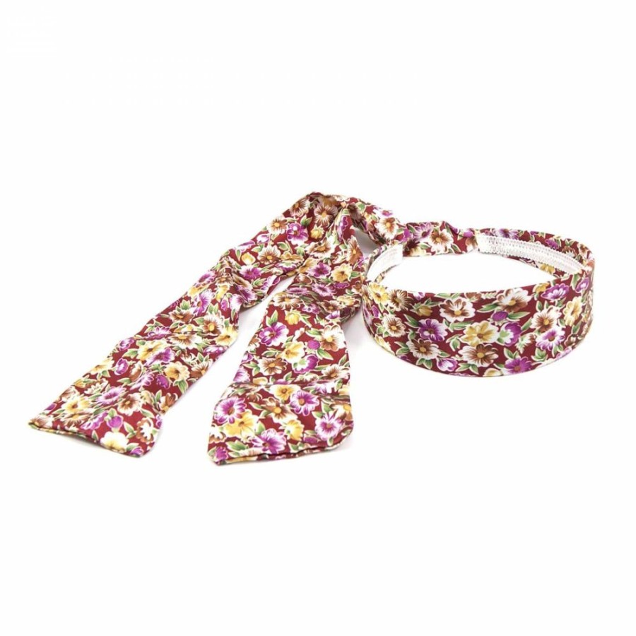 Para Cabelos Bijoulux | Tiara Floral Marsala