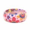 Pulseira Bijoulux | Pulseira Bracelete Rosa Com Flores