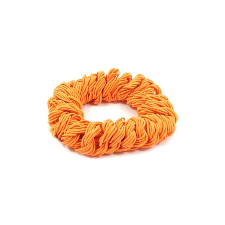 Acessorio Para Cabelo Bijoulux | Scrunchie Laranja De Fios