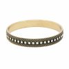 Pulseira Bijoulux | Pulseira Ouro Velho Com Strass