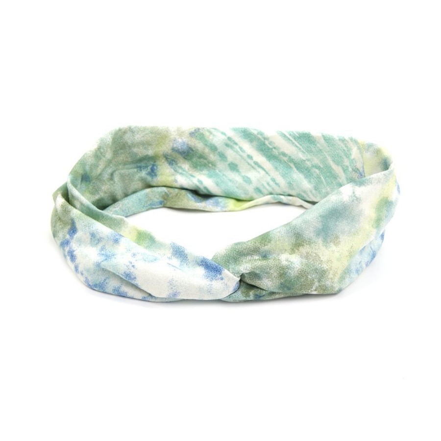 Para Cabelos Bijoulux | Headband Turbante Em Tons De Verde