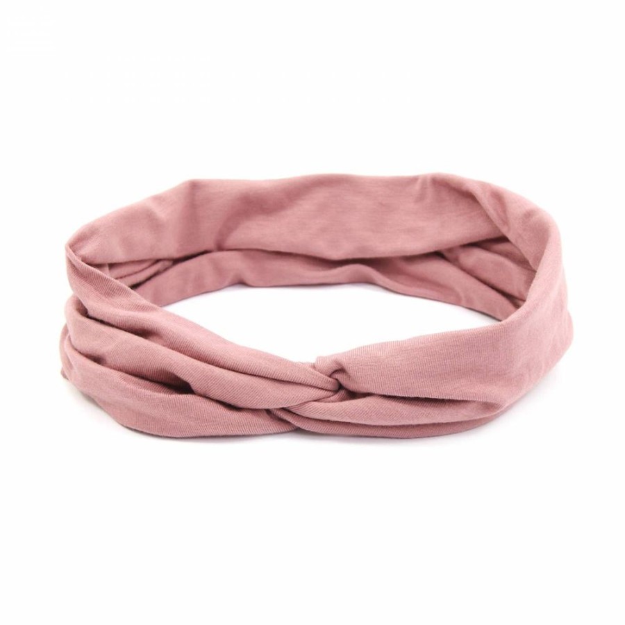 Para Cabelos Bijoulux | Headband Turbante Rosa Antigo