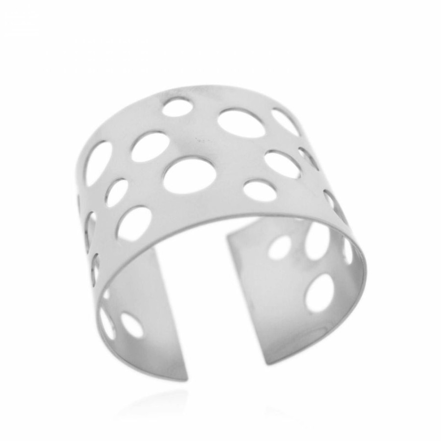 Pulseira Bijoulux | Pulseira Bracelete Leaked Balls Prateada