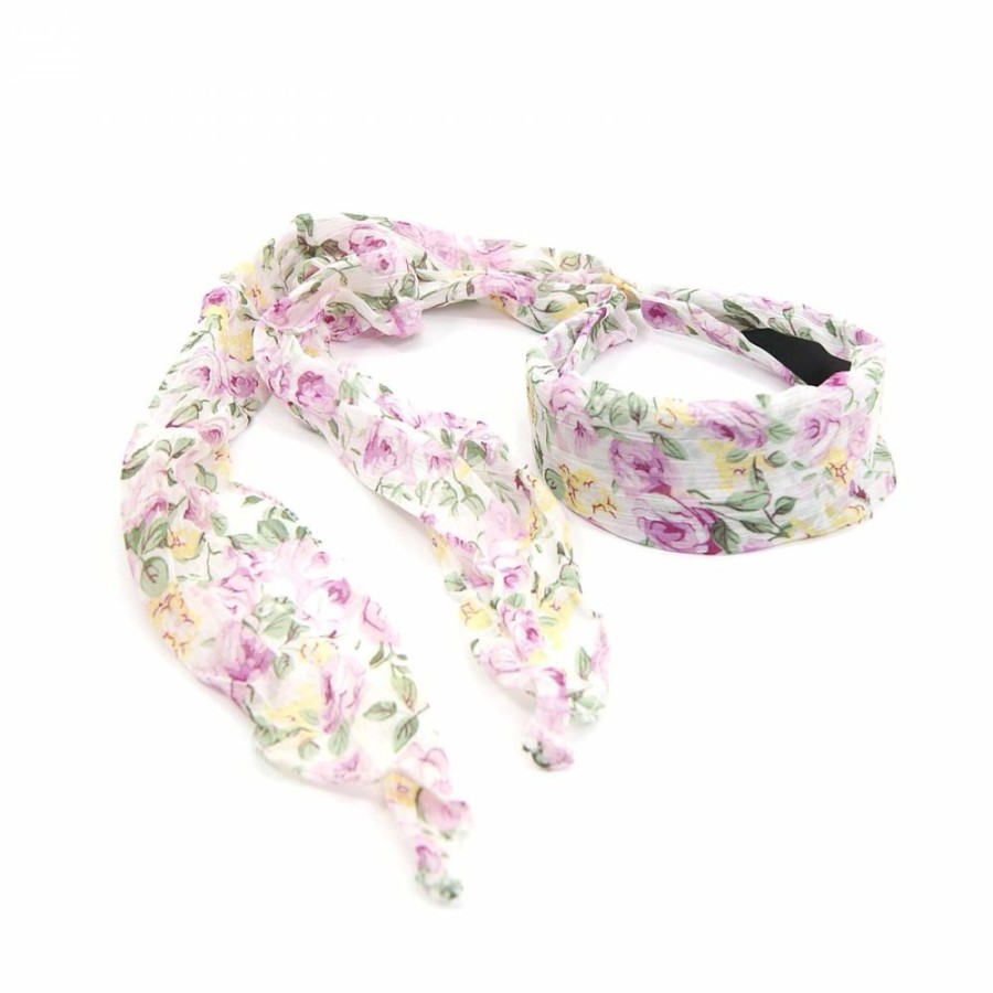 Para Cabelos Bijoulux | Tiara Floral Branca