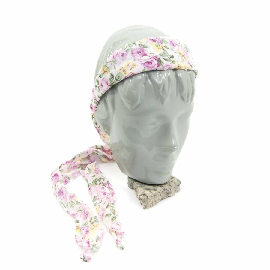 Para Cabelos Bijoulux | Tiara Floral Branca