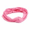 Para Cabelos Bijoulux | Headband Turbante Rosa Claro Com No