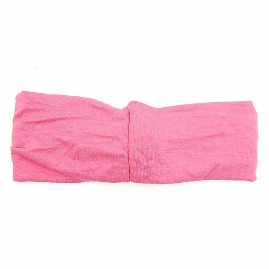 Para Cabelos Bijoulux | Headband Turbante Rosa Claro Com No