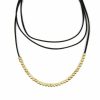 Colar Bijoulux | Colar Choker Com Bolinhas Douradas