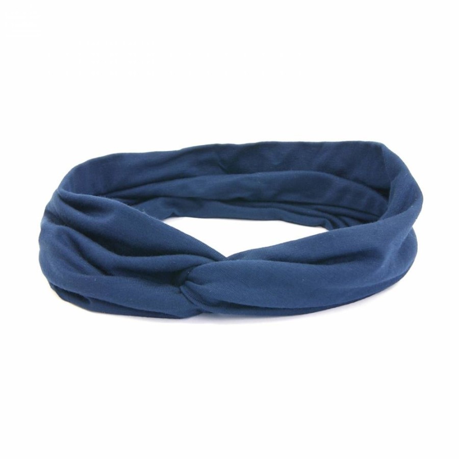 Para Cabelos Bijoulux | Headband Turbante Azul Marinho