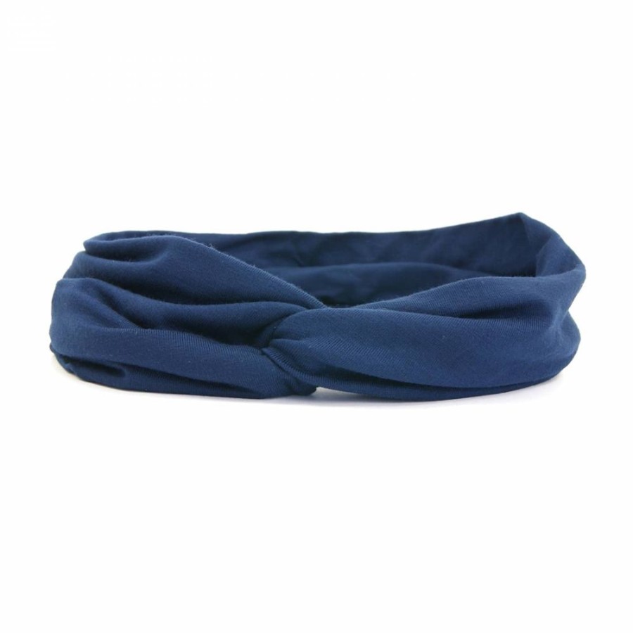 Para Cabelos Bijoulux | Headband Turbante Azul Marinho