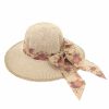 Chapeu Bijoulux | Chapeu Floppy Marrom Com Laco Floral