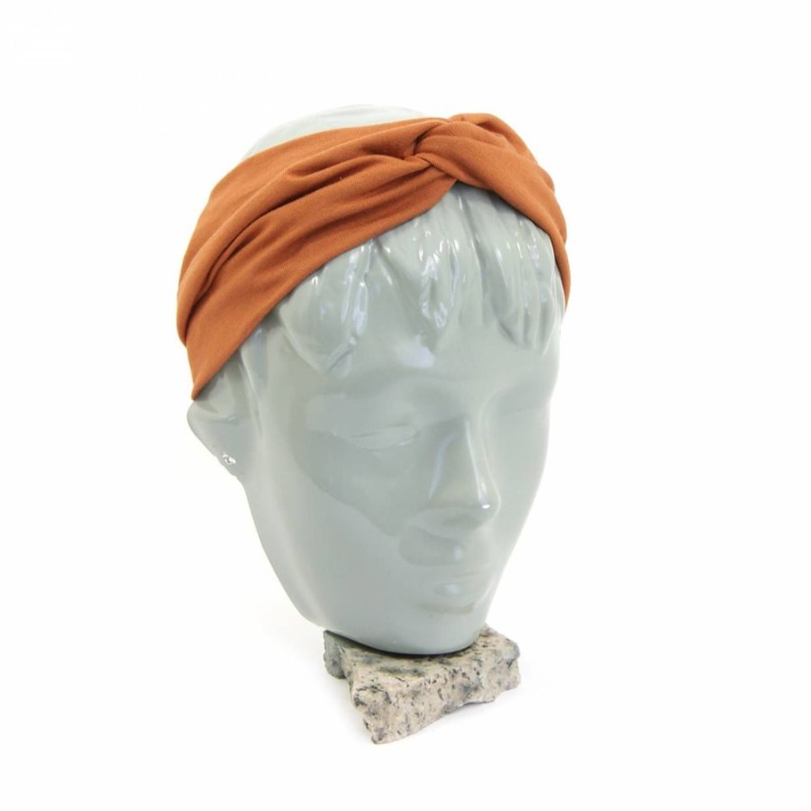 Para Cabelos Bijoulux | Headband Turbante Laranja Escuro