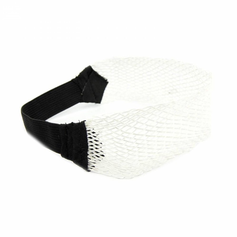 Acessorio Para Cabelo Bijoulux | Headband Largo Trancado Branco