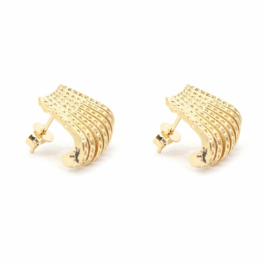 Brinco Bijoulux | Brinco Elegance Folheado A Ouro 18K