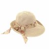 Chapeu Bijoulux | Chapeu Marrom Com Laco Floral