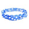 Para Cabelos Bijoulux | Headband Azul De Bolinhas