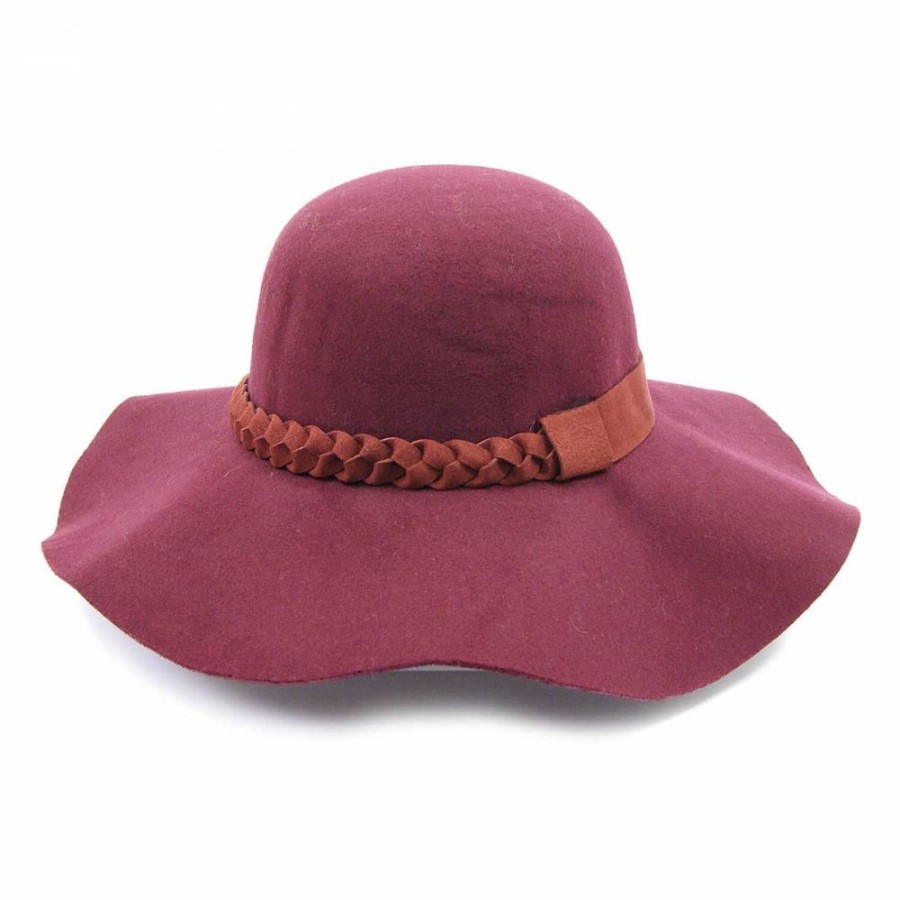 Chapeu Bijoulux | Chapeu De Feltro Marsala