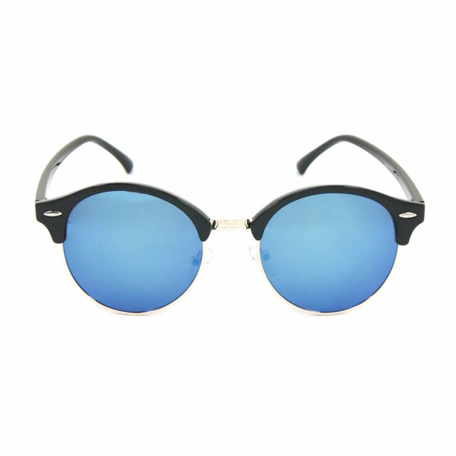 Super Promo Bijoulux | Oculos De Sol Estilo Ray Ban Preto Com Lente Azul