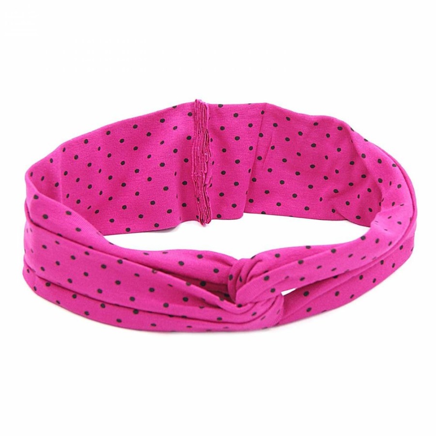 Para Cabelos Bijoulux | Headband Turbante Rosa Pink Poa