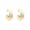 Brinco Bijoulux | Brinco De Argola Fosca Folheado A Ouro 18K