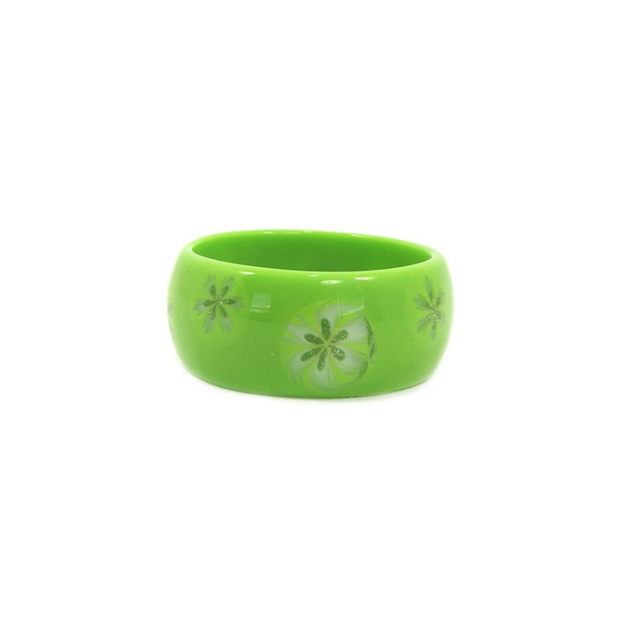 Pulseira Bijoulux | Pulseira Acrilica Verde