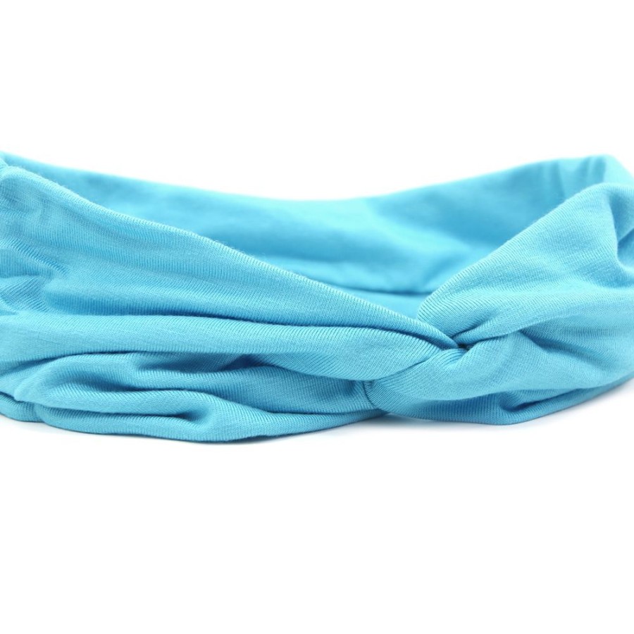 Para Cabelos Bijoulux | Headband Turbante Azul Piscina