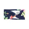 Para Cabelos Bijoulux | Headband Turbante Azul Marinho Floral