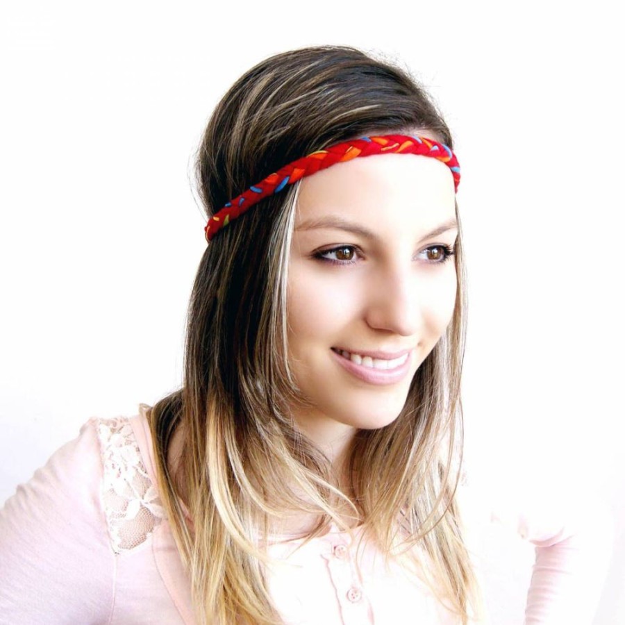 Para Cabelos Bijoulux | Tiara Headband Vermelha