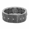 Pulseira Bijoulux | Pulseira Grafite Estilo Boho Com Strass