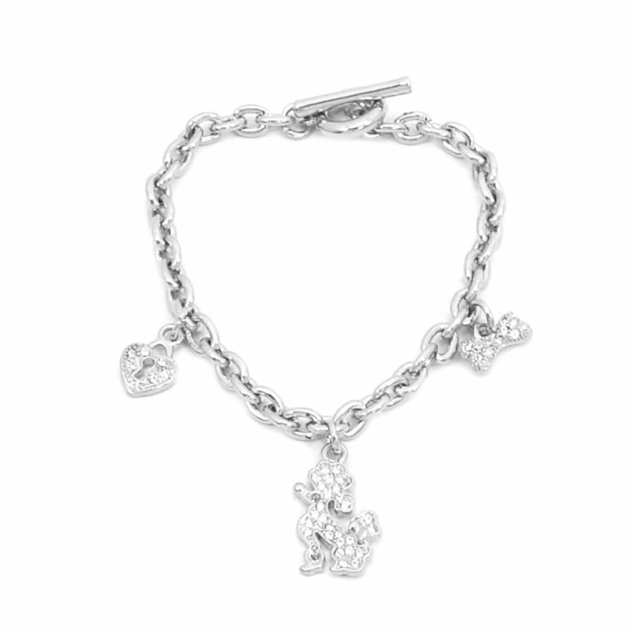 Pulseira Bijoulux | Pulseria Prateada Pet Love