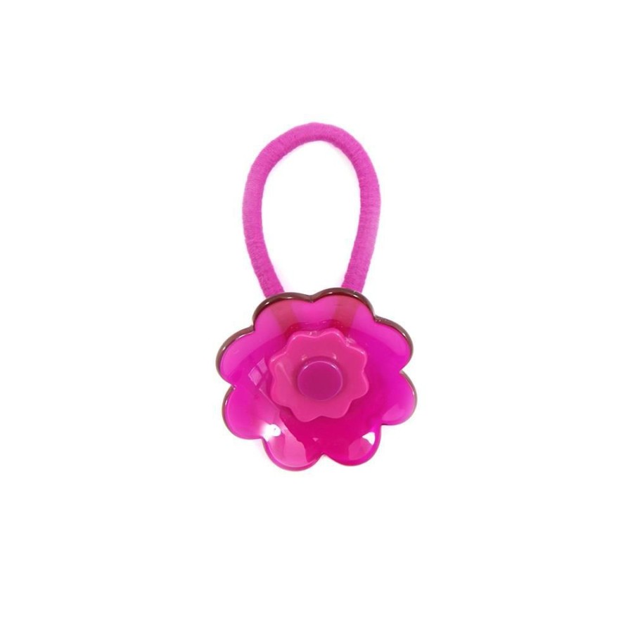 Para Cabelos Bijoulux | Rabico Flor Acrilica Pink