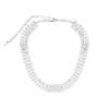 Colar Bijoulux | Choker Em Strass Quatro Voltas