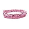 Para Cabelos Bijoulux | Headband Estampa Oncinha Rosa