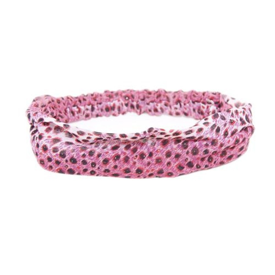 Para Cabelos Bijoulux | Headband Estampa Oncinha Rosa